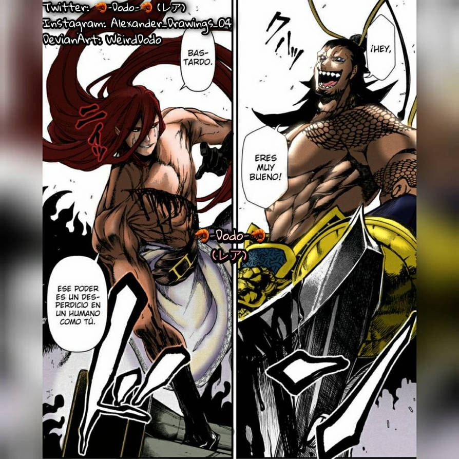 Record of Ragnarok Anime Manga Digital Poster Lubu Vs Thor 