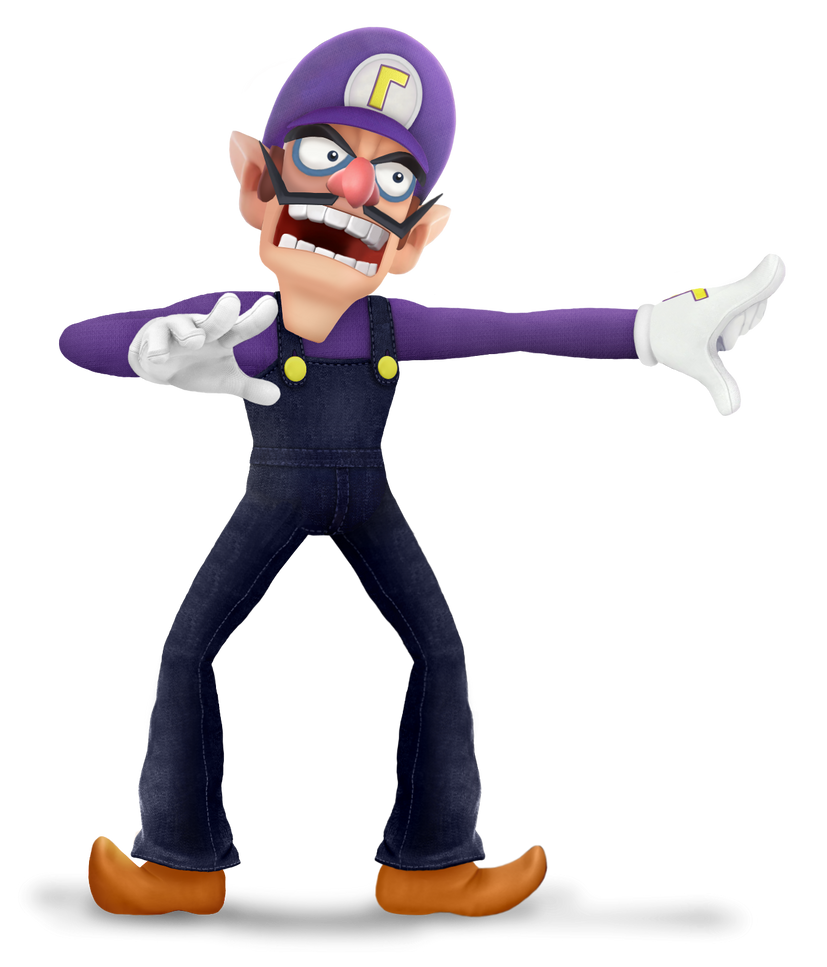 Waluigi (Version 3) (Outdated) by Hydro-Plumber on DeviantArt
