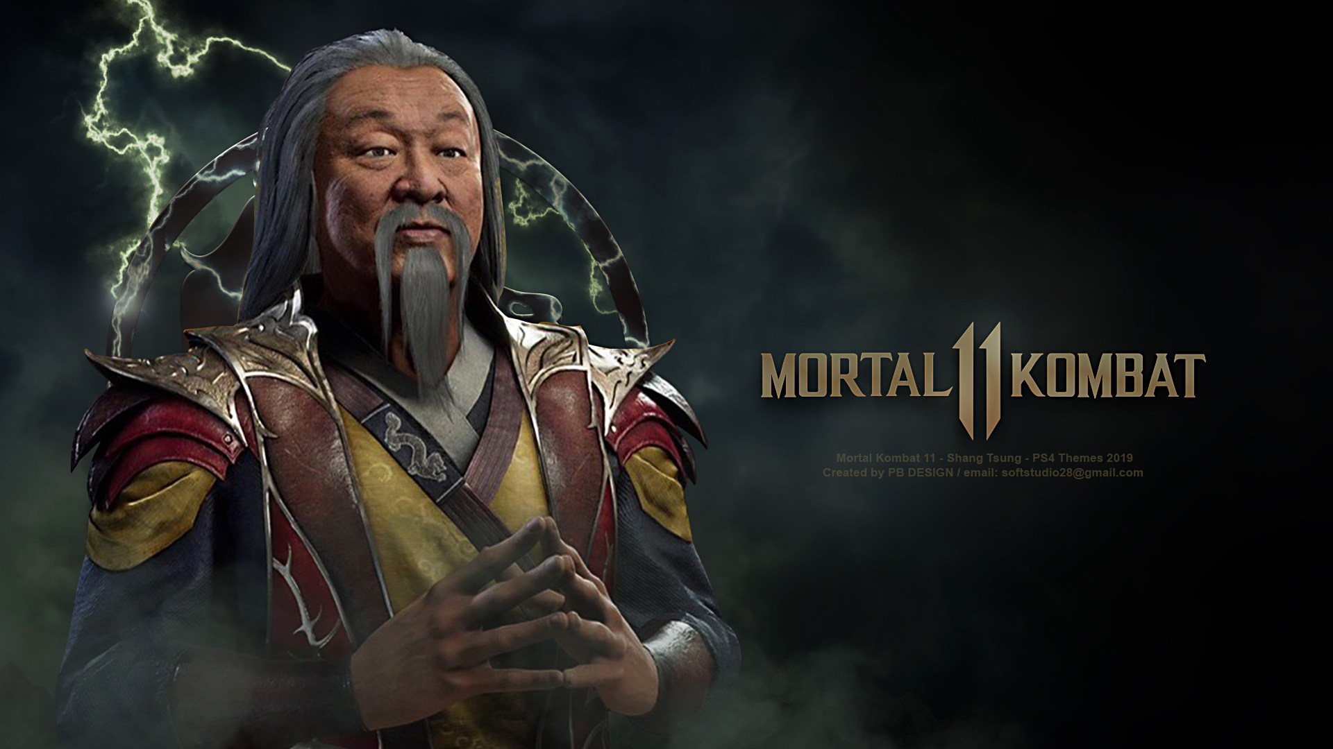 MK11 - Shang Tsung - PS4 Themes - by PBD by PBDesign28 on DeviantArt