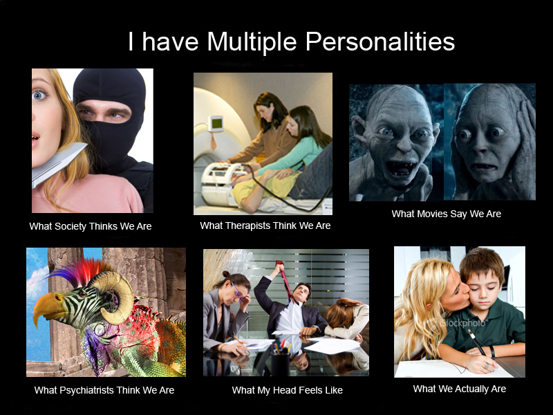 Multiple Personalities: Think Meme by echosea on DeviantArt Multiple Personalities: Think Meme by echosea on DeviantArt