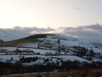 Mountainous snow