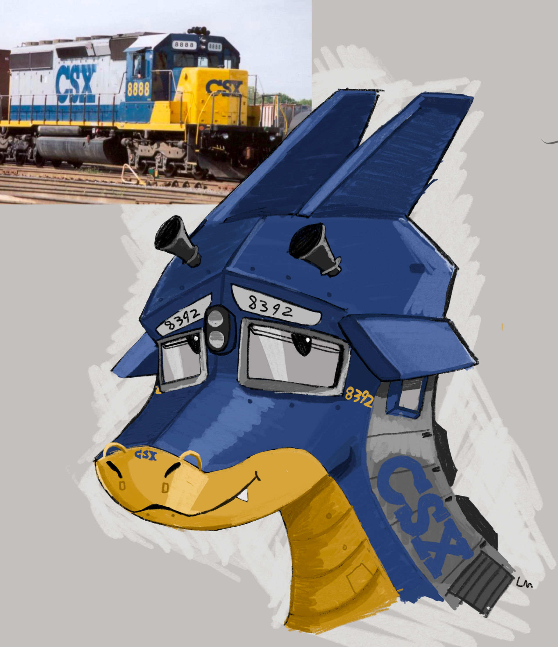 Csx Guy CSX Train dragon by LMvlkz on DeviantArt