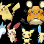 Electric Rodents of the Pokemon series