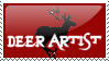Deer Artist Stamp by transylvaniandreams