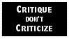 'Critique' stamp