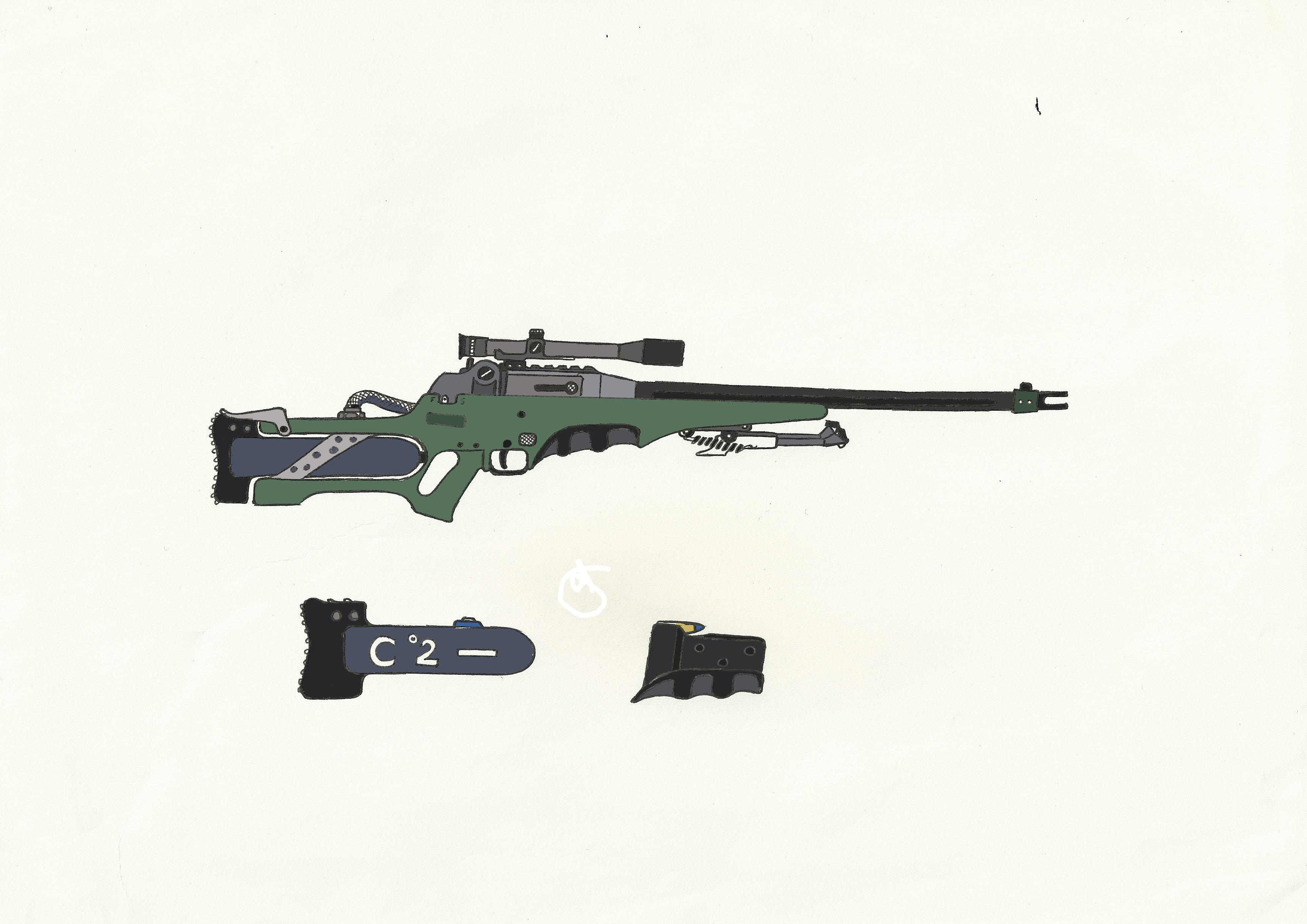 Puematic Sniper Rifle