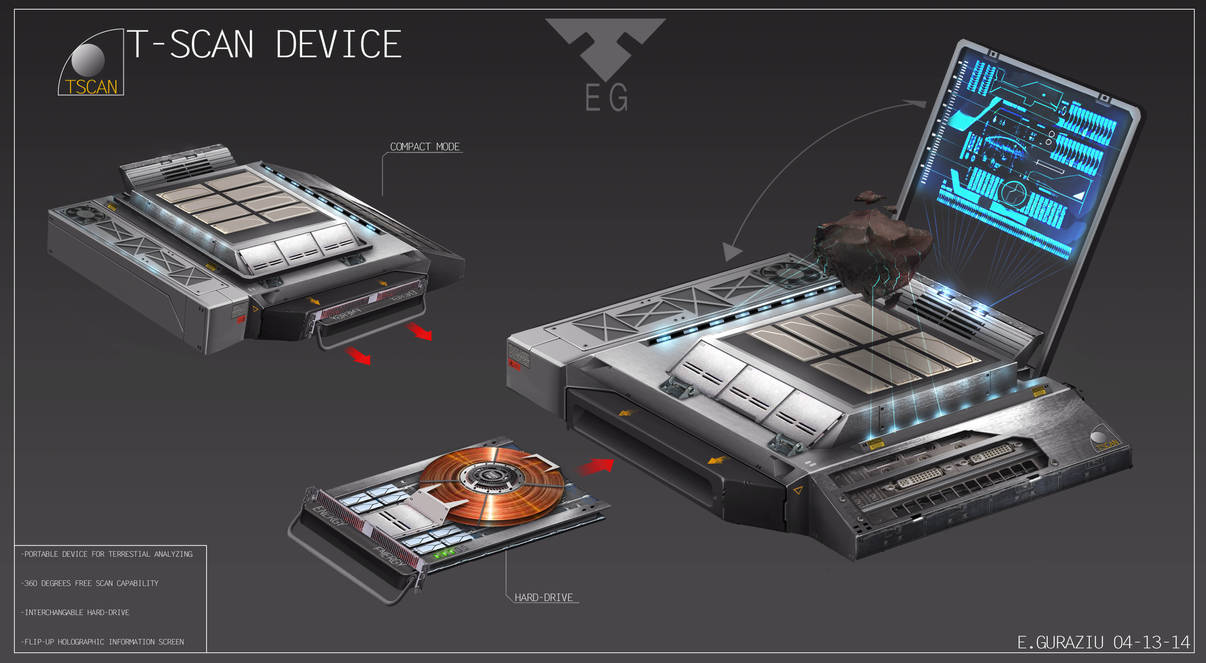 T-SCAN Prop Design by EdonGuraziu on DeviantArt