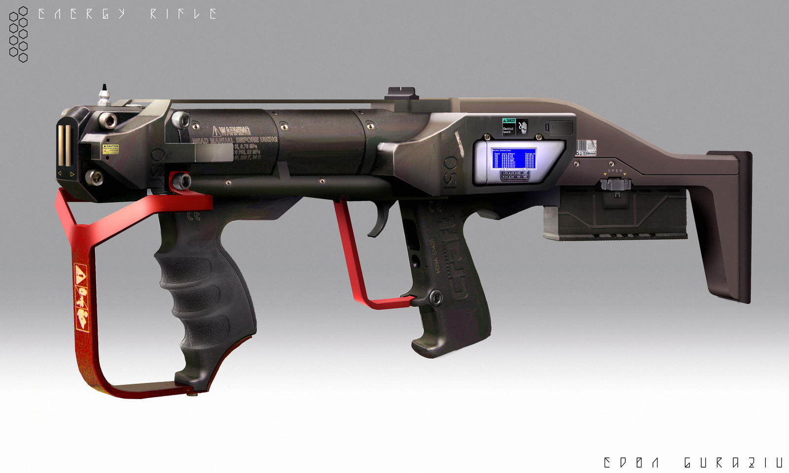 Energy Rifle - Concept by EdonGuraziu on DeviantArt