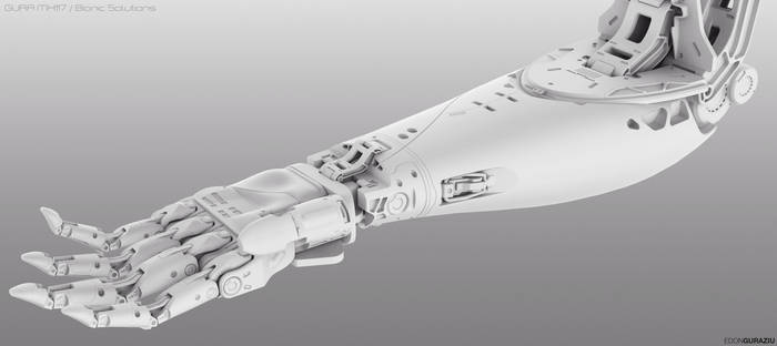 Bionic Arm Concept Design Milkshot