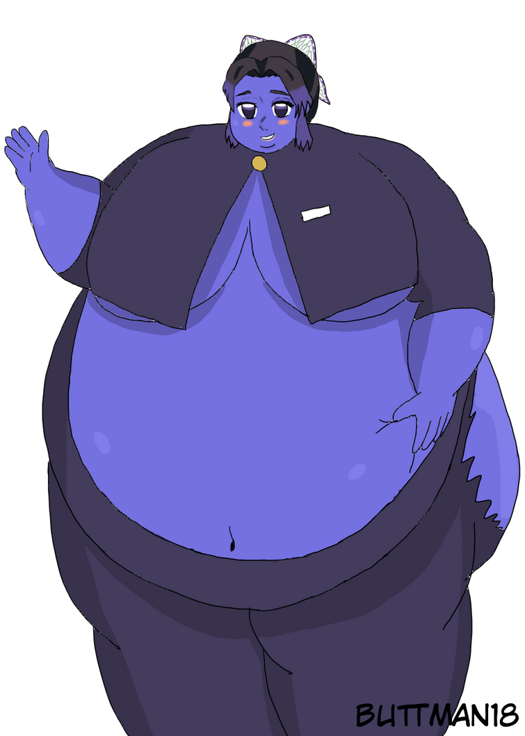 Slayer Inflation Shinobu Kocho Blueberry inflation Part 3 by buttman18 on DeviantArt