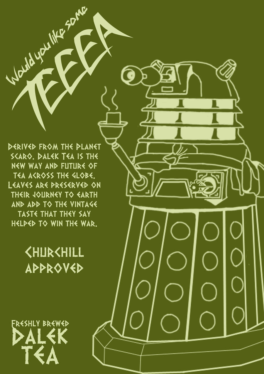 Dalek Tea Anyone by Adder24 on DeviantArt
