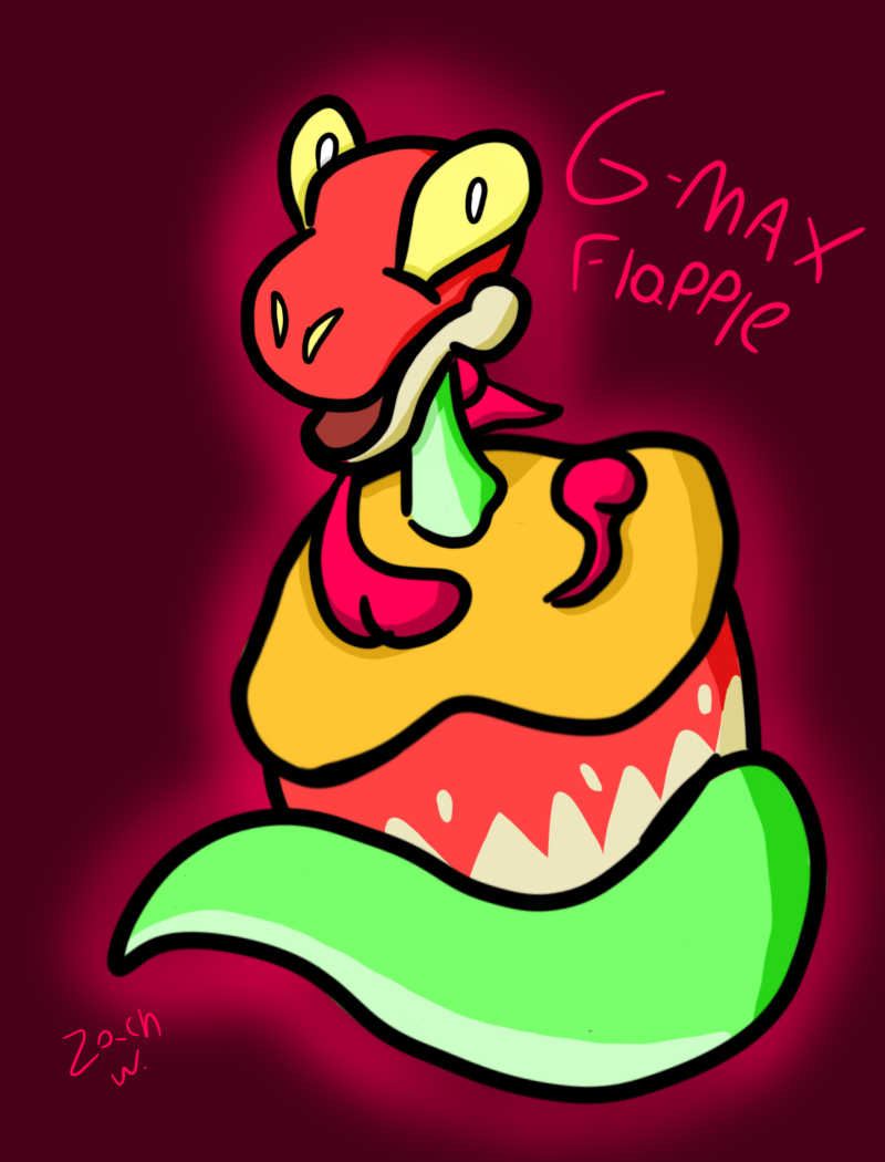 Gigantamax Flapple by craZend on DeviantArt