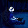 Pondering in Blue