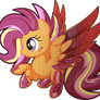 Rainbow Powered Scootaloo