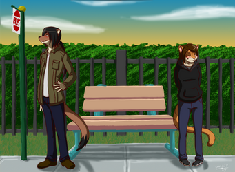 Commission: Bus Stop