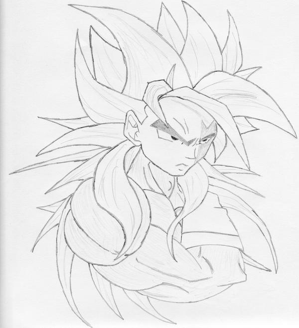 Ssj5 Drawing SSJ5 Goku by VeRiN09 on DeviantArt