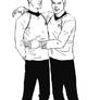 Spock and Kirk: SPIRK _lineart