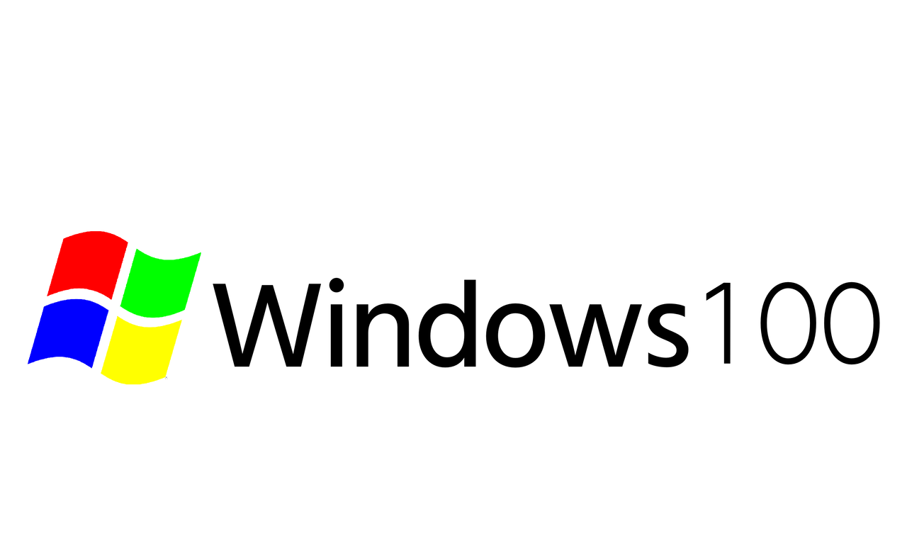 Windows 100 Logo 2 by MohamadouWindowsXP10 on DeviantArt
