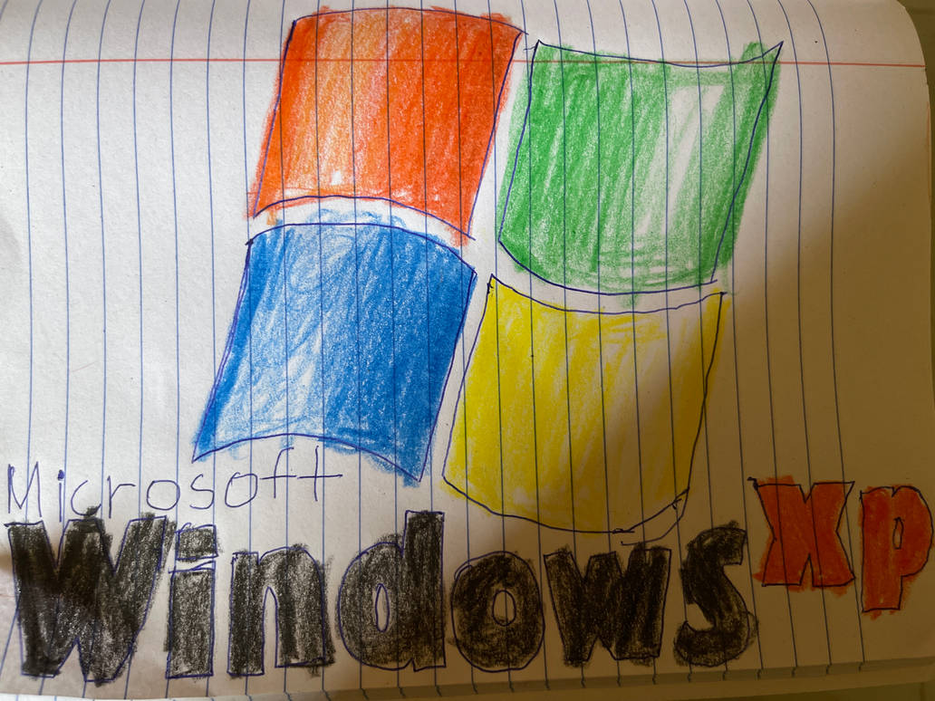 Windows XP Logo in Crayon by MohamadouWindowsXP10 on DeviantArt