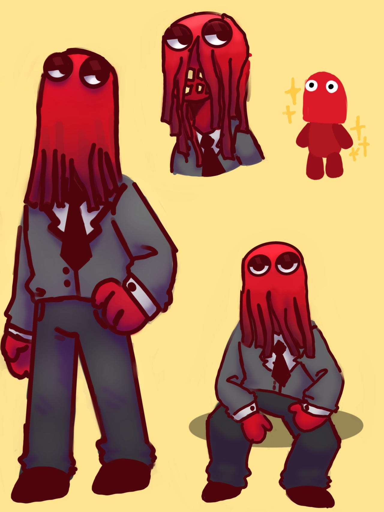 Red Guy dhmis in a suit by d1sapp01ntm3nt on DeviantArt