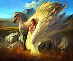 Girl and Pegasus