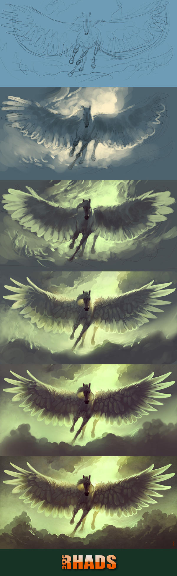 Process of Sky Horse by RHADS