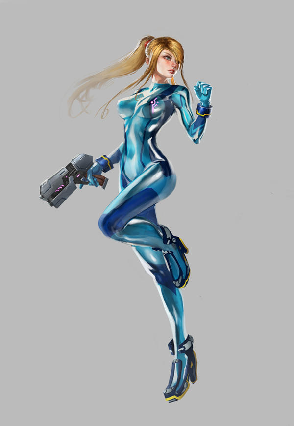 samus zero suit fanart by kike1988 on DeviantArt
