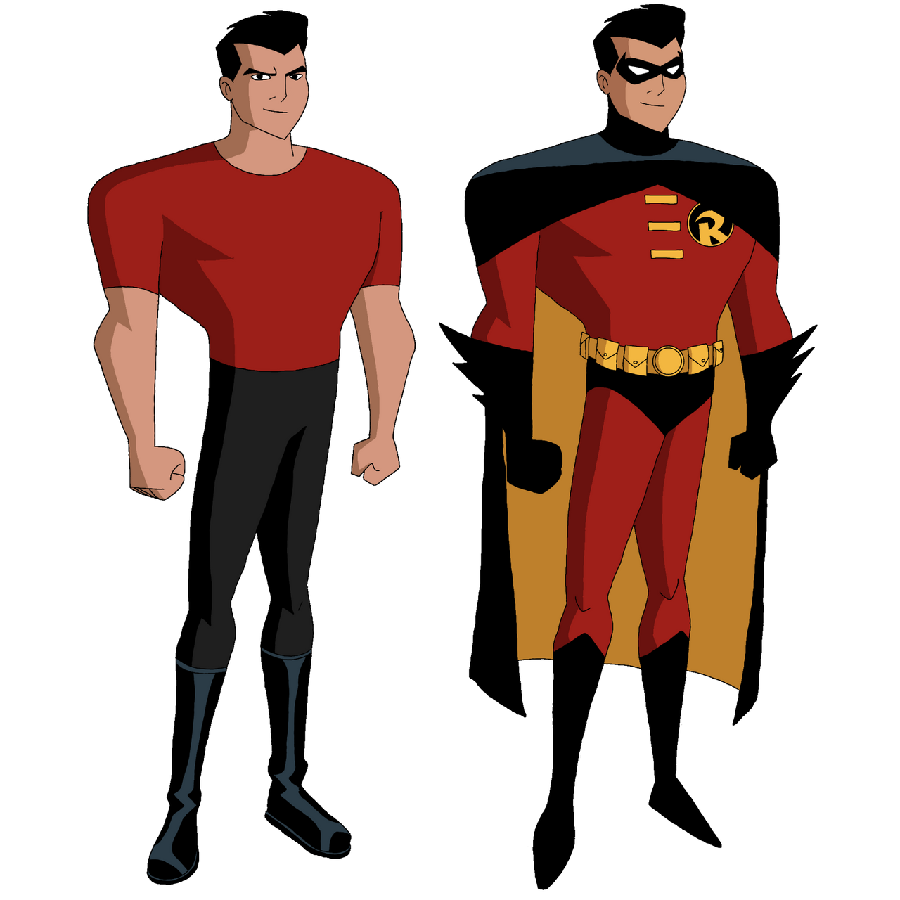 Tim Drake (30s-40s Adult+Robin) - DCAU by zakareer on DeviantArt