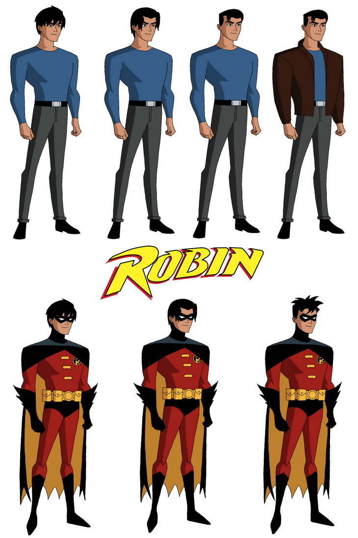 Tim Drake/Robin (Teen/Young Adult) DCAU Concepts by zakareer on DeviantArt