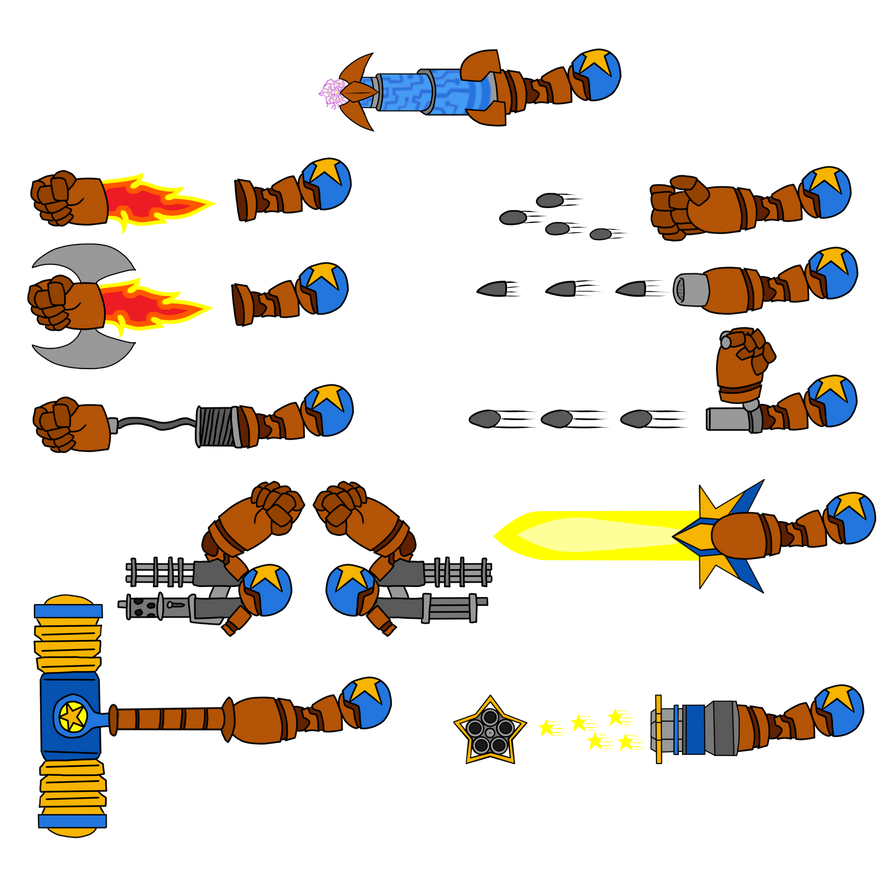 Geno Modern Weapon Upgrades by Sorawolf7 by The-Rebel-Angel on DeviantArt