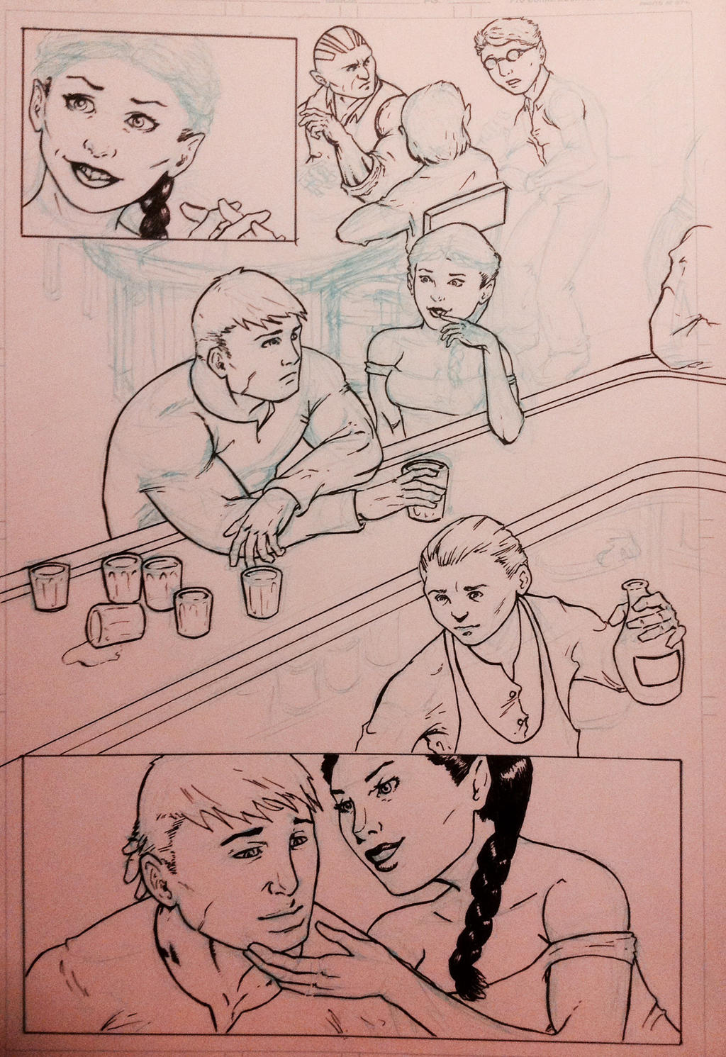 My comic page 12 WIP