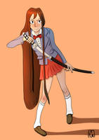 samurai school girl