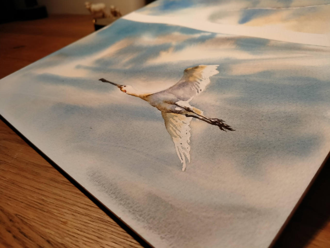 Spoonbill in Flight by TheDrawingBird on DeviantArt