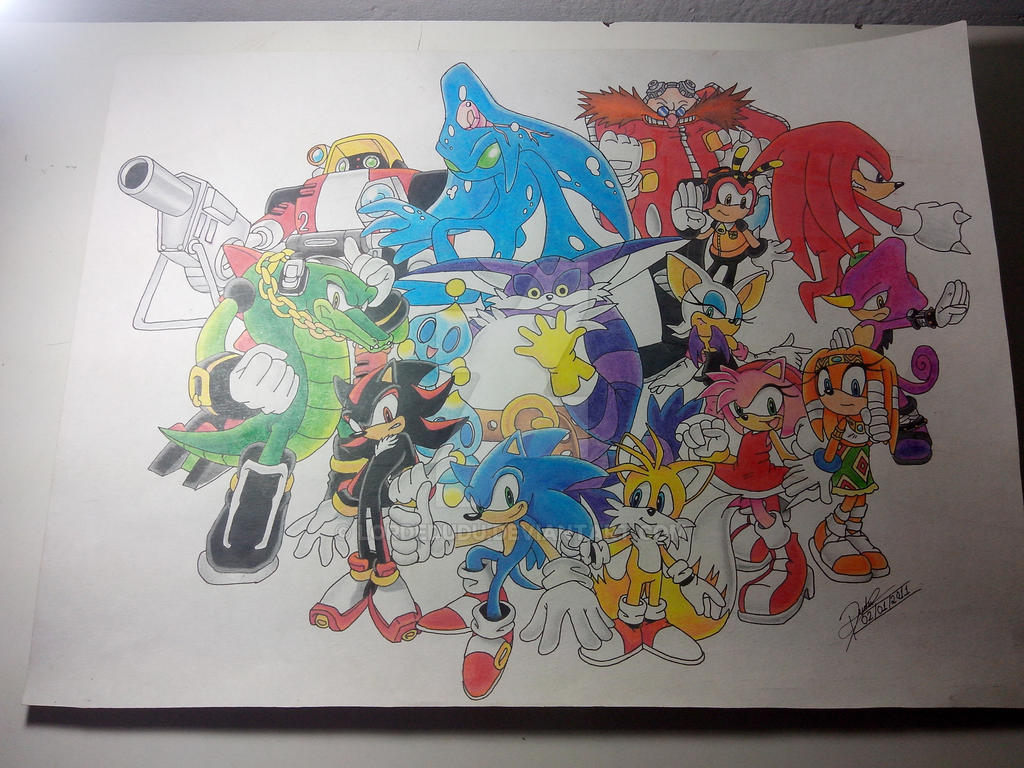 Sonic e sua Turma by LordeDudu on DeviantArt