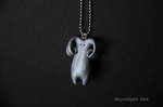 Flophop Bunny Necklace by MoonlightCatHandmade