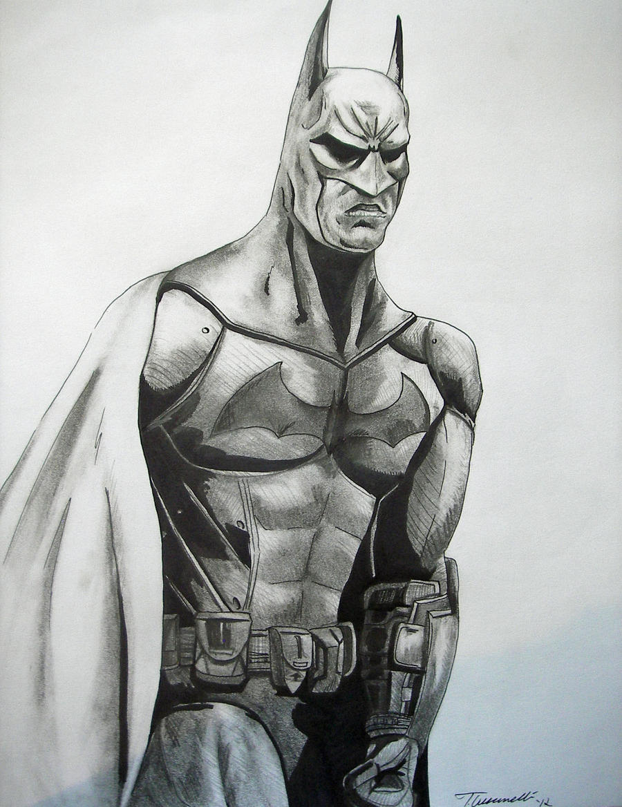 Arkham City Batman Drawing by cusT0M on DeviantArt