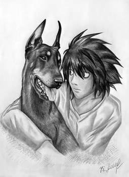 L and doberman