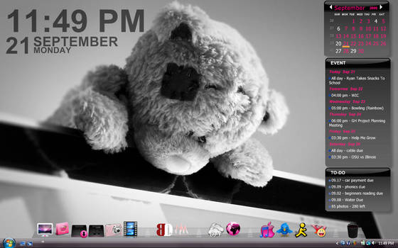 Teddy Bear Desktop - 09.21.09