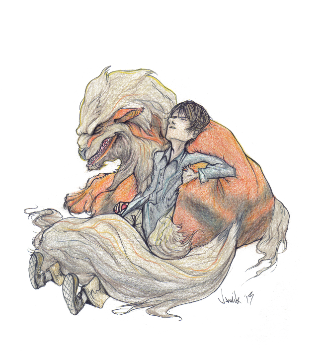 Liam and Arcanine