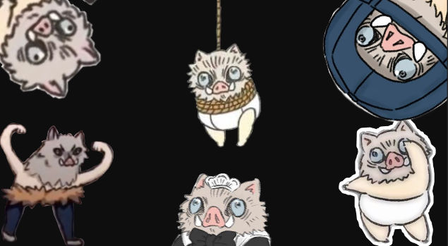 Funny Inosuke Hashibira background by OtakuMCUfan3000 on DeviantArt