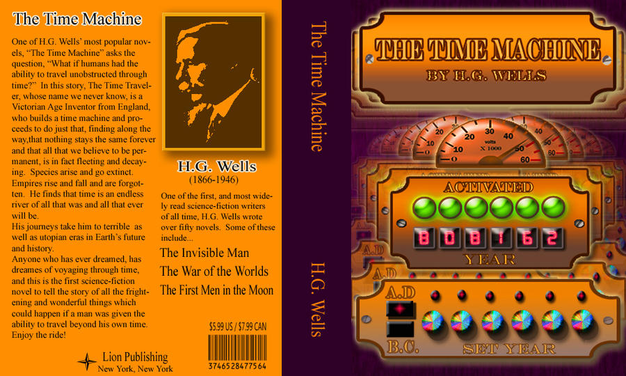 The Time Machine book cover by JDFolk on DeviantArt