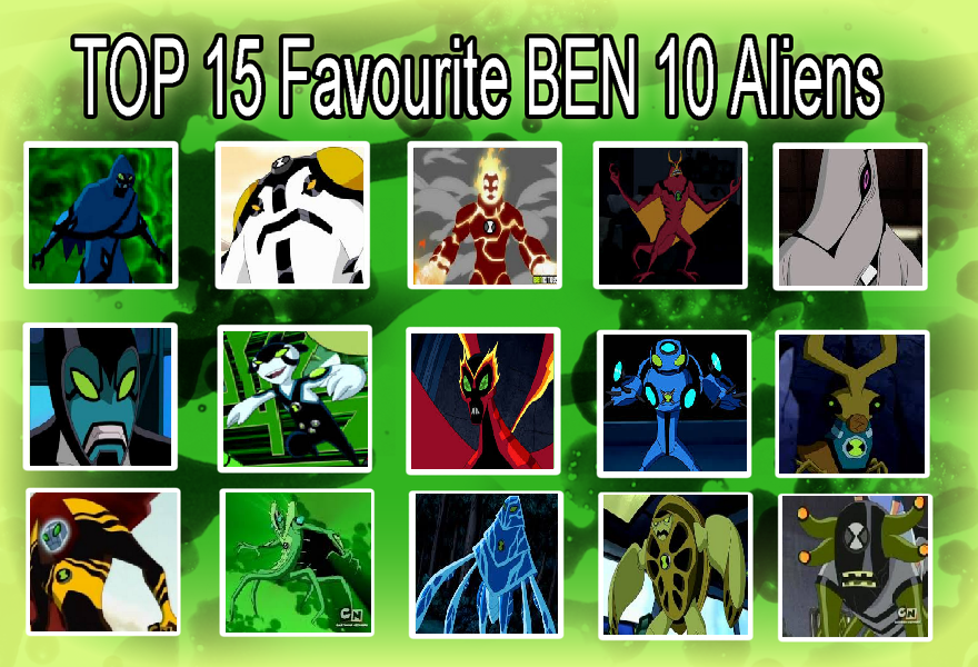 Top 20 Coolest Ben 10 Aliens