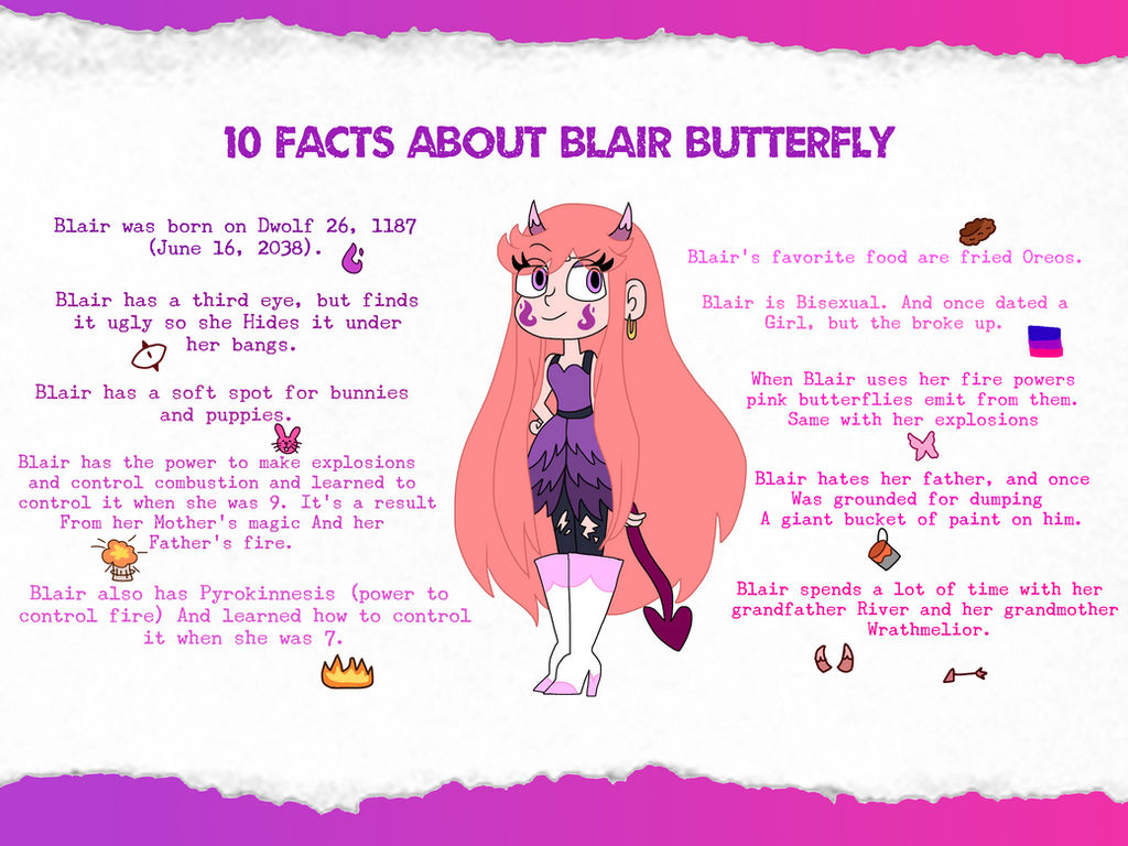 10 facts about Blair butterfly by infaminxy on DeviantArt