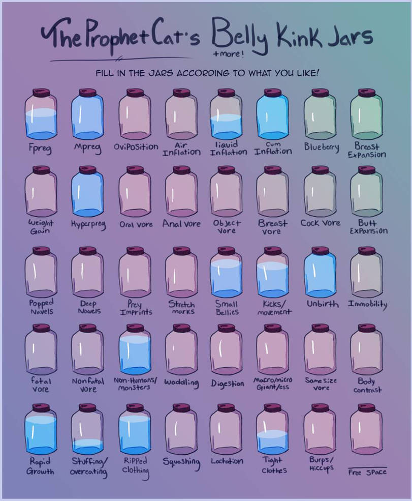 Belly kink jars by pisztike on DeviantArt