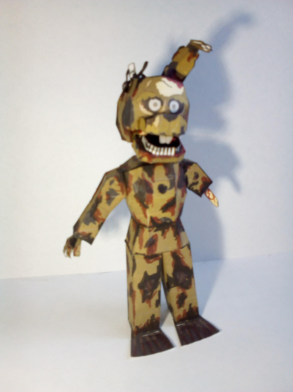 Scraptrap/springtrap papercraft fnaf6/ffps by underbonnie on DeviantArt