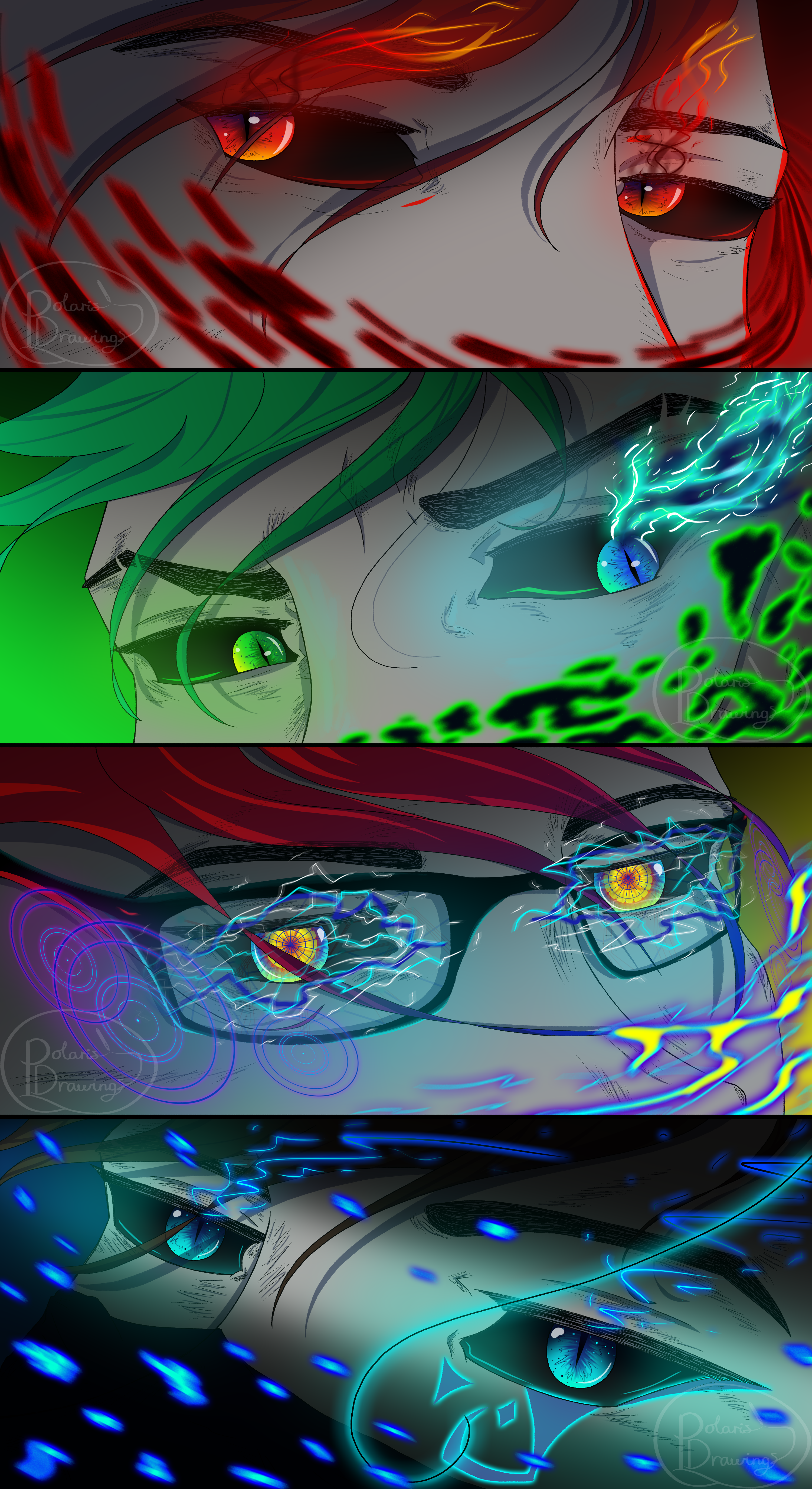 EYES - Darkiplier, Antisepticeye, Googie, Cryaotic