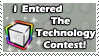 I Entered Tech Contest stamp