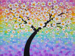 Cherry Blossom Rainbow by JessicaTHamilton