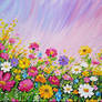 Wildflowers of Spring, Oil on Canvas