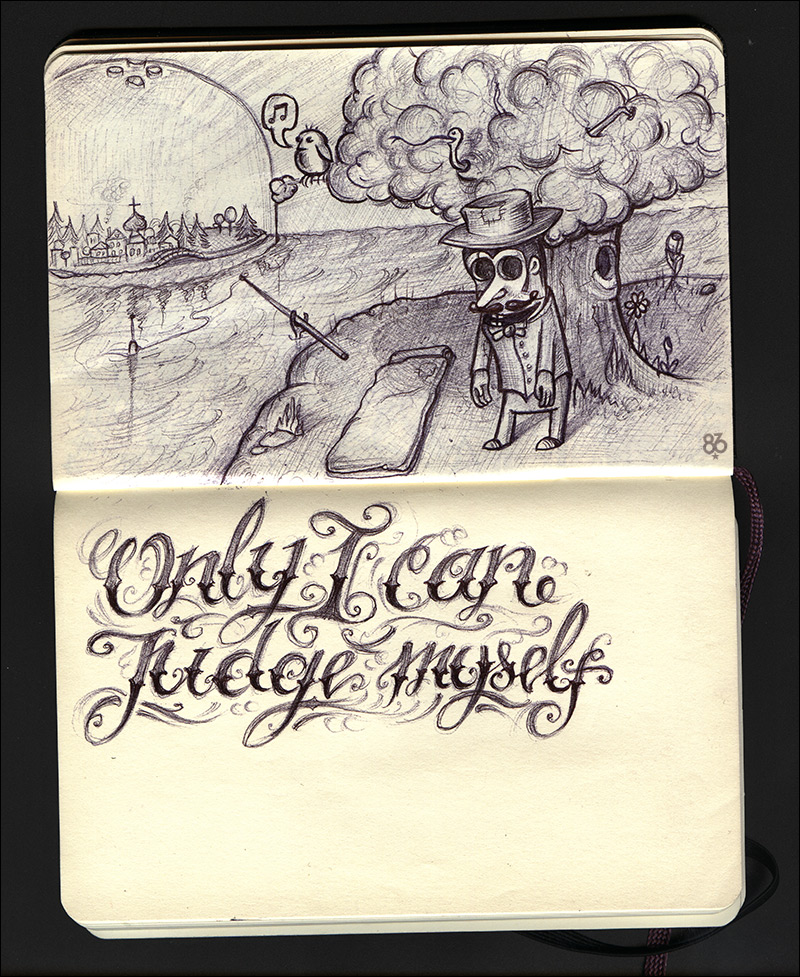 a fresh dose of moleskine art